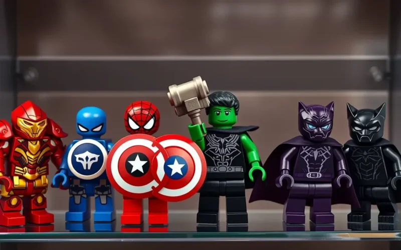 Bộ sưu tập mô hình lắp ráp mini Marvel