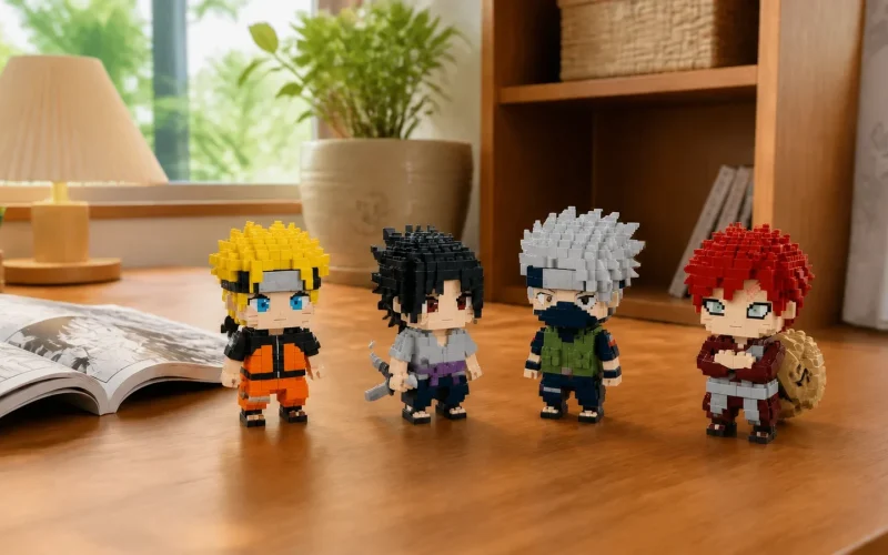 Bộ sưu tập mô hình lắp ráp mini Naruto