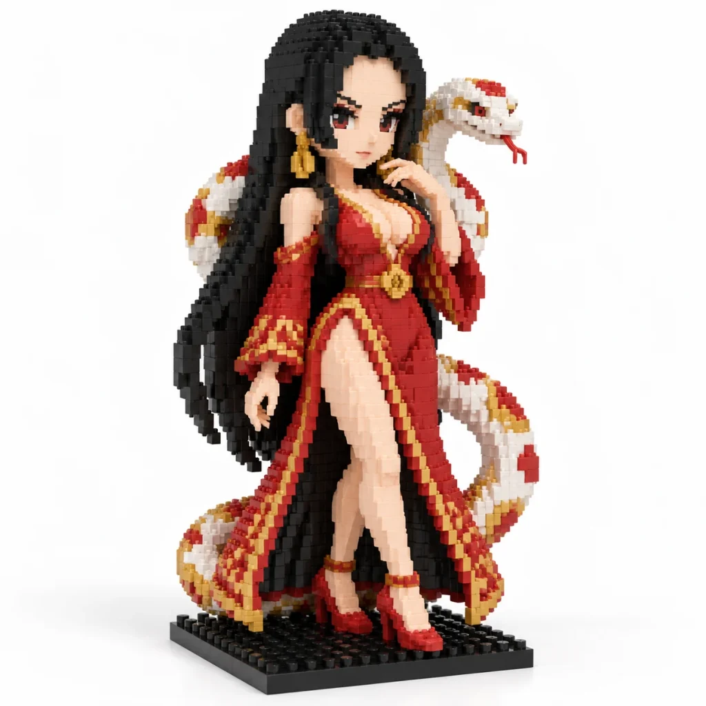 Mô hình lắp ráp mini nhân vật Boa Hancock One Piece đã lắp xong