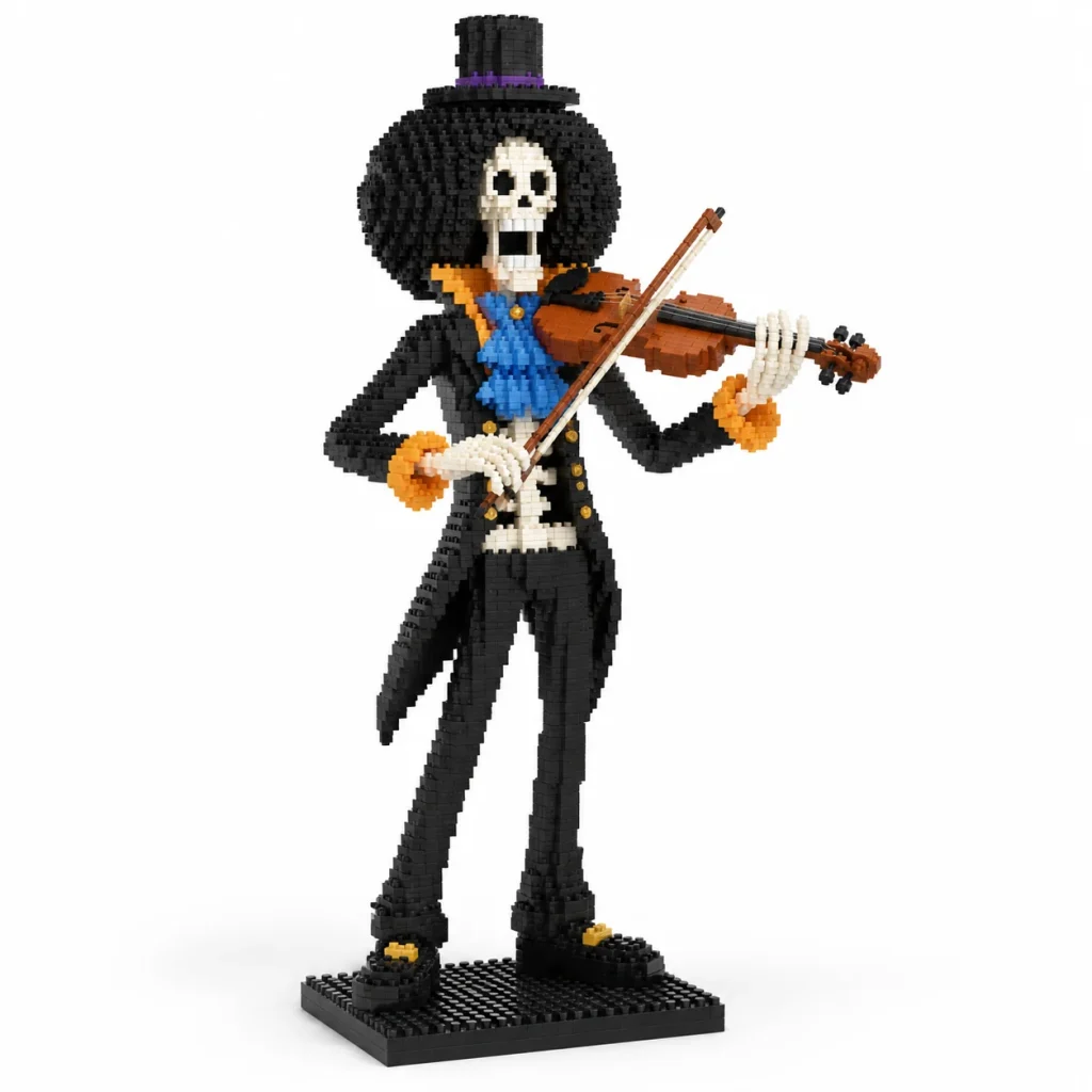 Mô hình lắp ráp mini nhân vật Brook One Piece đã lắp xong