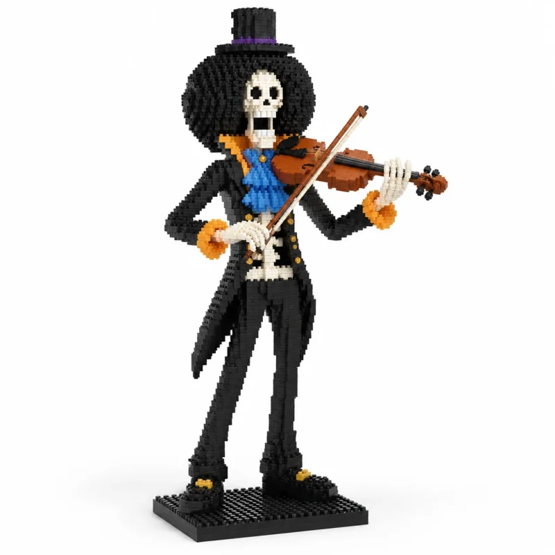 Mô hình lắp ráp mini nhân vật Brook One Piece đã lắp xong