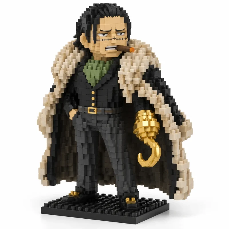 Mô hình lắp ráp mini nhân vật Crocodile One Piece đã lắp xong