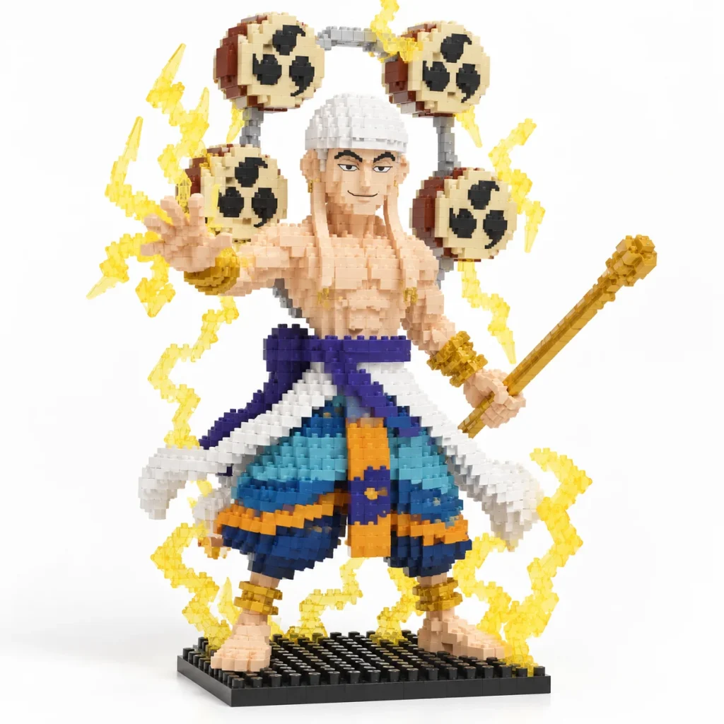 Mô hình lắp ráp mini nhân vật Enel One Piece đã lắp xong
