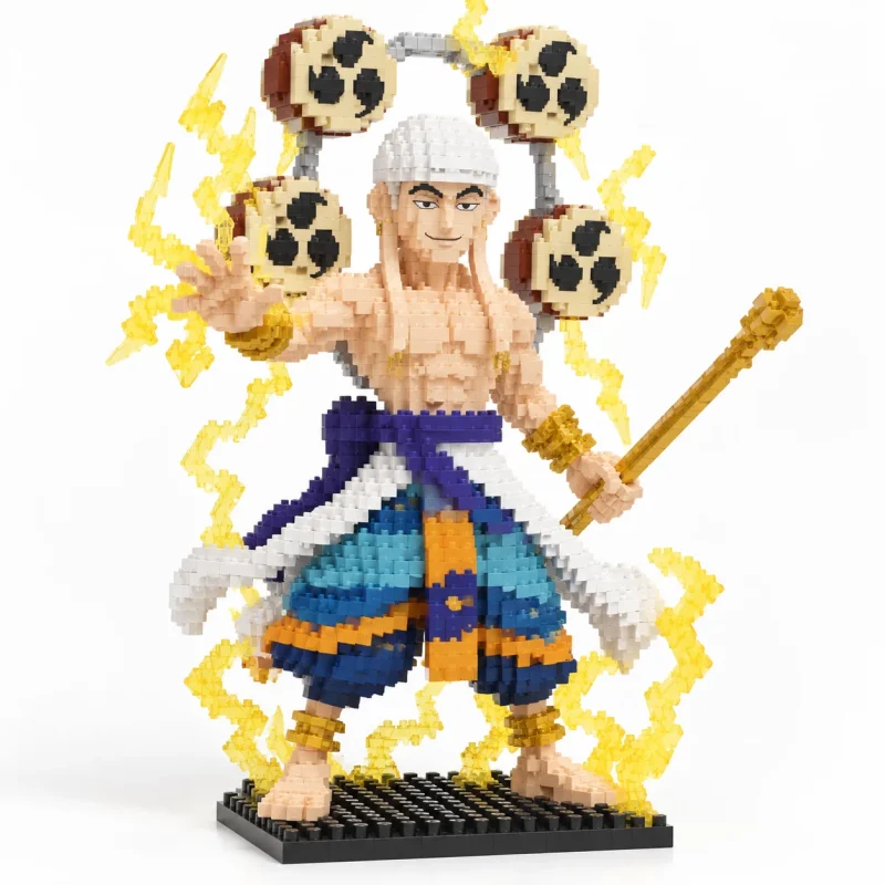 Mô hình lắp ráp mini nhân vật Enel One Piece đã lắp xong