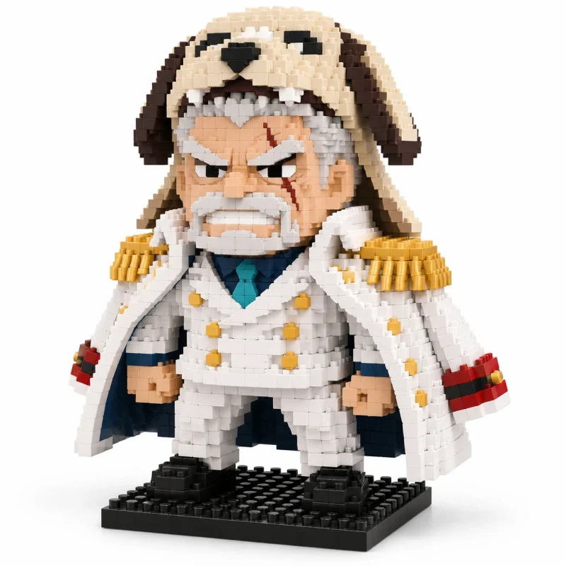 Mô hình lắp ráp mini nhân vật Garp One Piece đã lắp xong