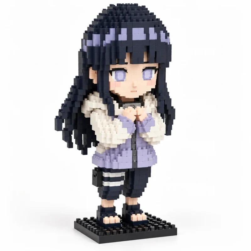 Mô hình lắp ráp mini nhân vật Hinata Hyuga đã lắp xong