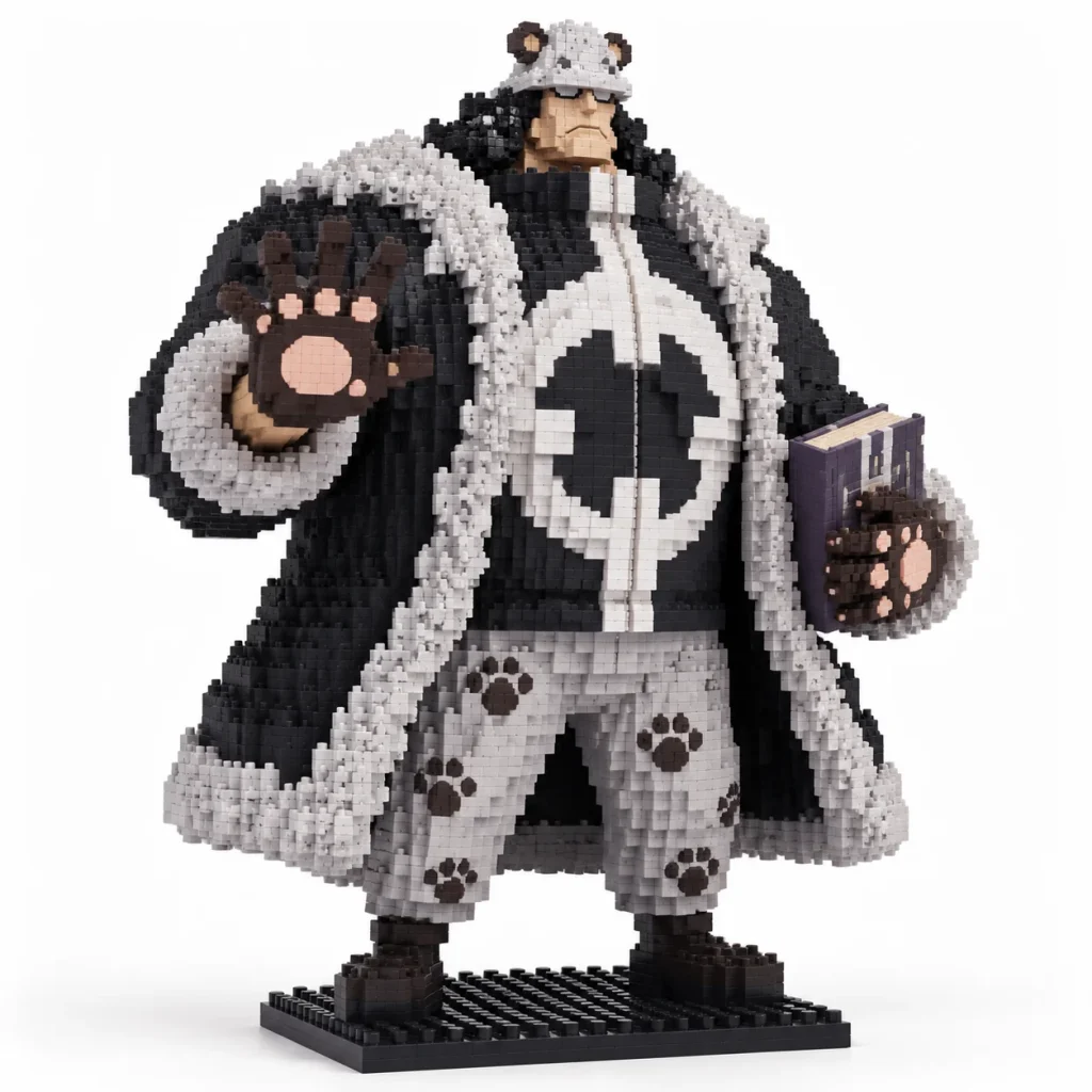 Mô hình lắp ráp mini nhân vật Kuma One Piece đã lắp xong