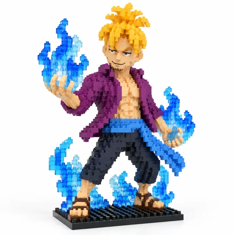 Mô hình lắp ráp mini nhân vật Marco One Piece đã lắp xong