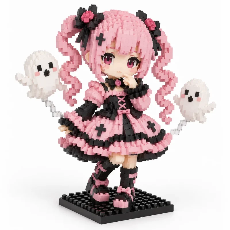 Mô hình lắp ráp mini nhân vật Perona One Piece đã lắp xong