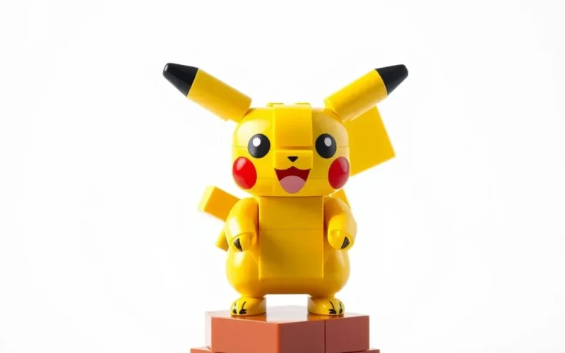 Mô hình lắp ráp mini nhân vật Pikachu đã lắp xong