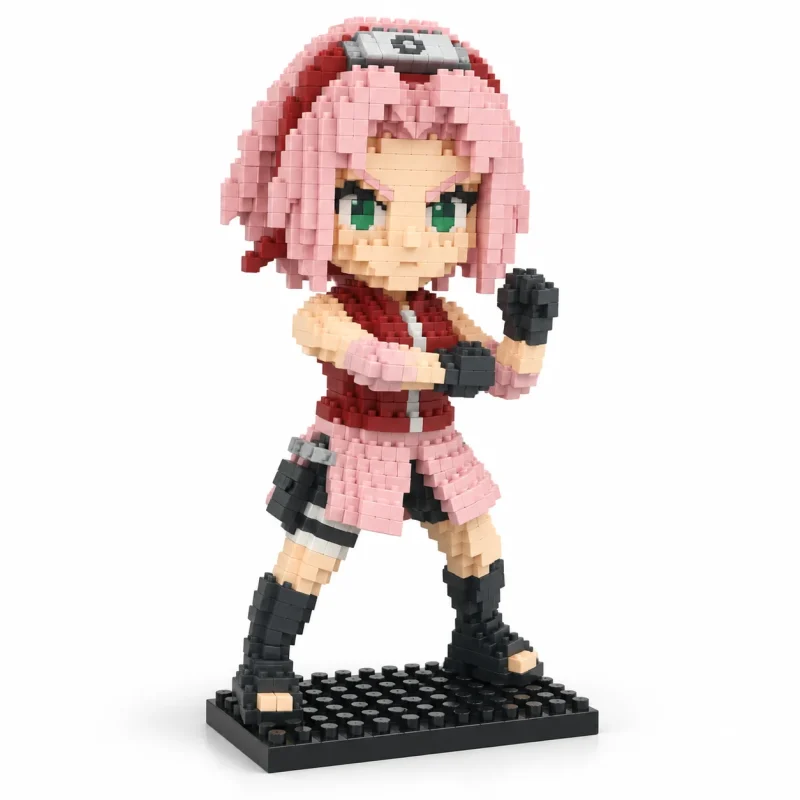 Mô hình lắp ráp mini nhân vật Sakura Haruno đã lắp xong
