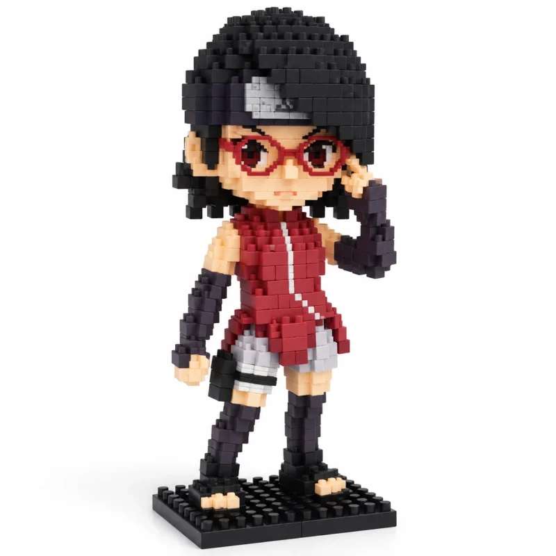 Mô hình lắp ráp mini nhân vật Sarada Uchiha đã lắp xong