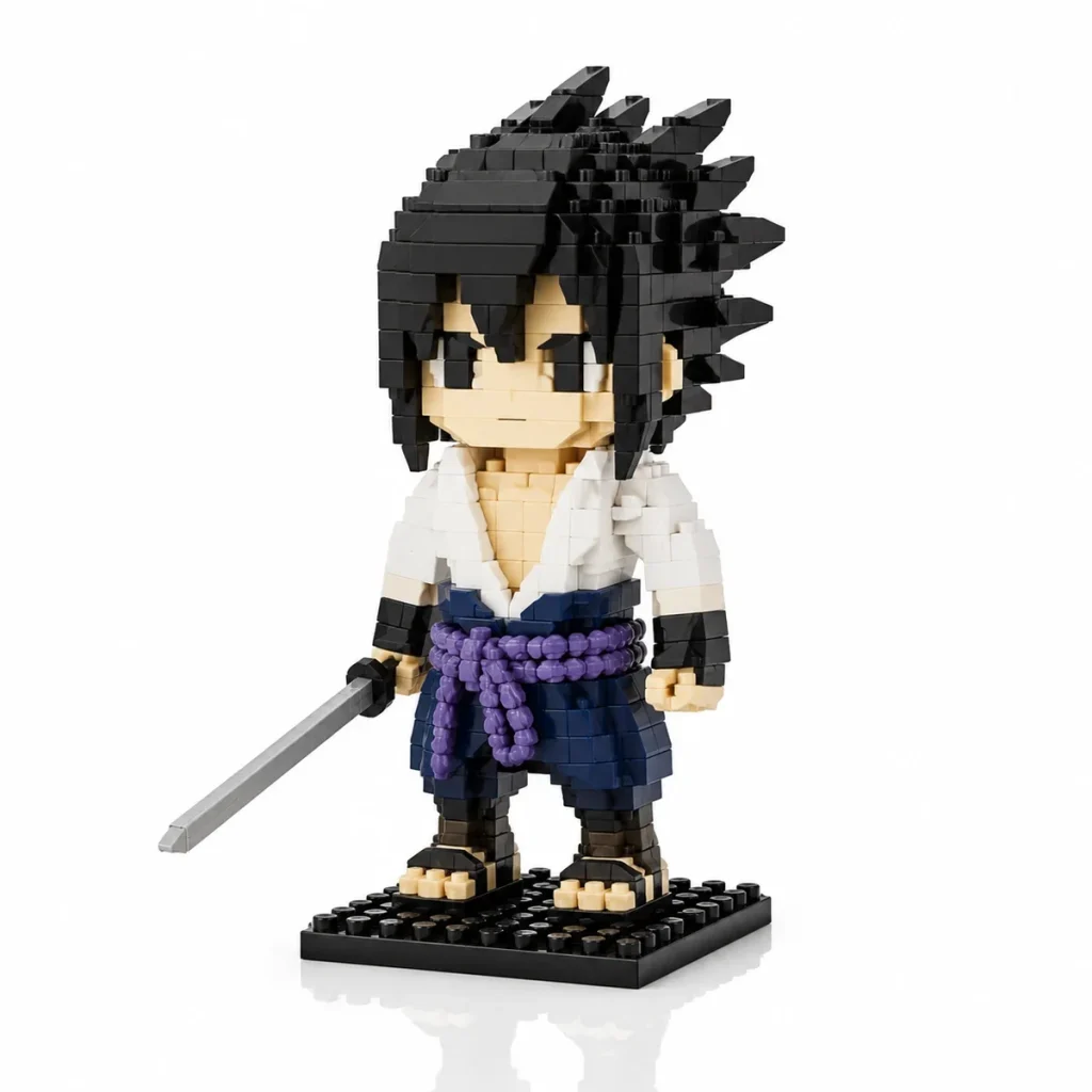 Mô hình lắp ráp mini nhân vật Sasuke đã lắp xong