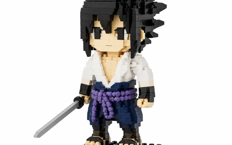 Mô hình lắp ráp mini nhân vật Sasuke đã lắp xong