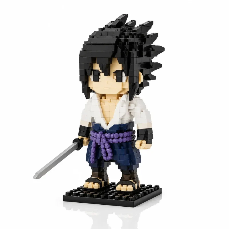 Mô hình lắp ráp mini nhân vật Sasuke đã lắp xong
