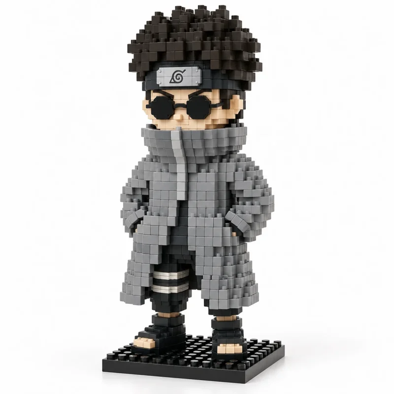 Mô hình lắp ráp mini nhân vật Shino Aburame đã lắp xong