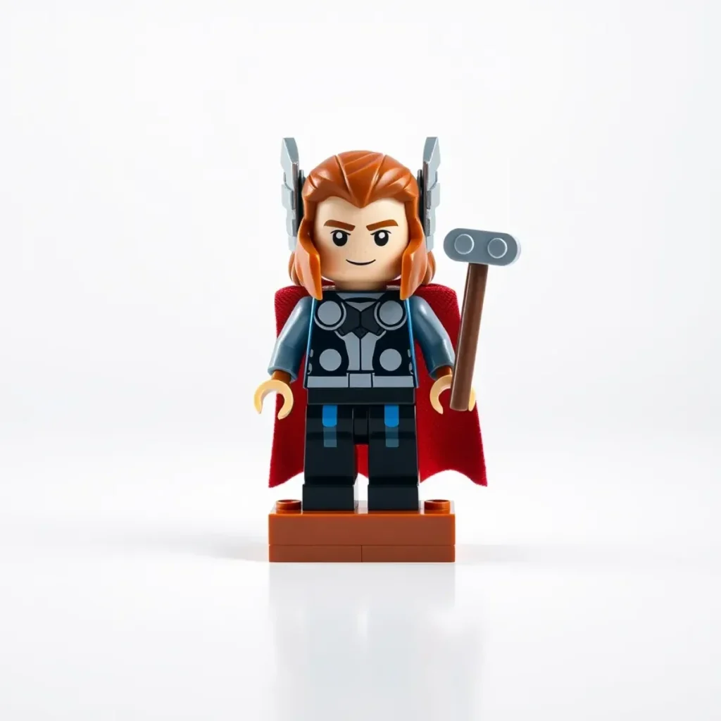 Mô hình lắp ráp mini nhân vật Thor đã lắp xong