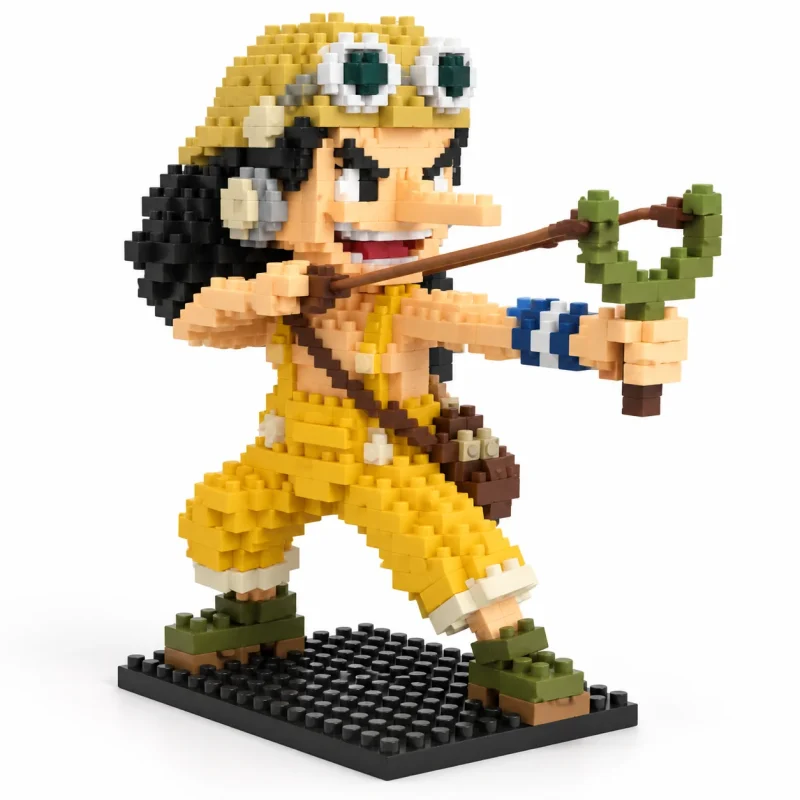 Mô hình lắp ráp mini nhân vật Usopp One Piece đã lắp xong